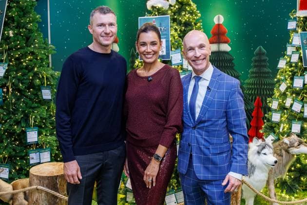 NRW, opening of the Charity Forest in the Galeria shop in Düsseldorf