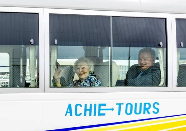 Princess Beatrix of the Netherlands visits Bonaire