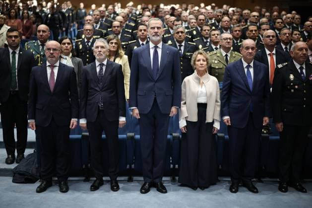 King Felipe VI leads the celebrations to mark the anniversary of TEDAX NRBQ in Madrid