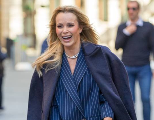 Amanda Holden at the Global Radio Studios in London
