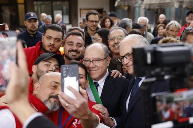 Italy, actor Carlo Verdone is mayor of Rome for a day