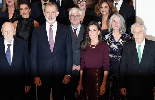 Queen Letizia and King Felipe at the Francisco Cerecedo Journalism Award