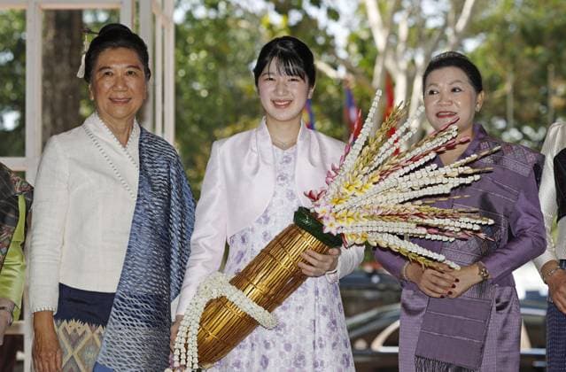 Princess Aiko of Japan visits Laos