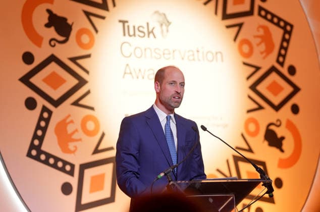 Prince William at the Tusk Conversation Awards in London