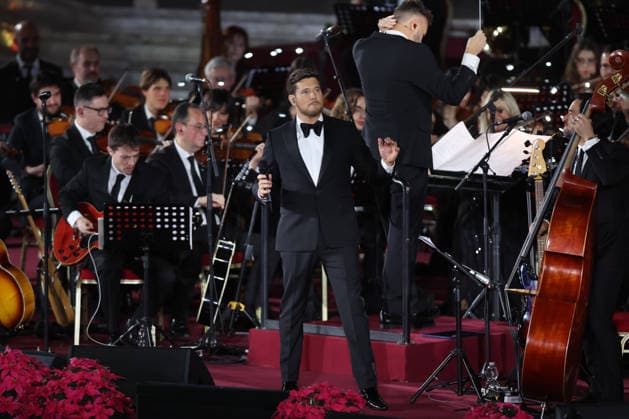 Concert for the poor with Michael Buble in the Vatican