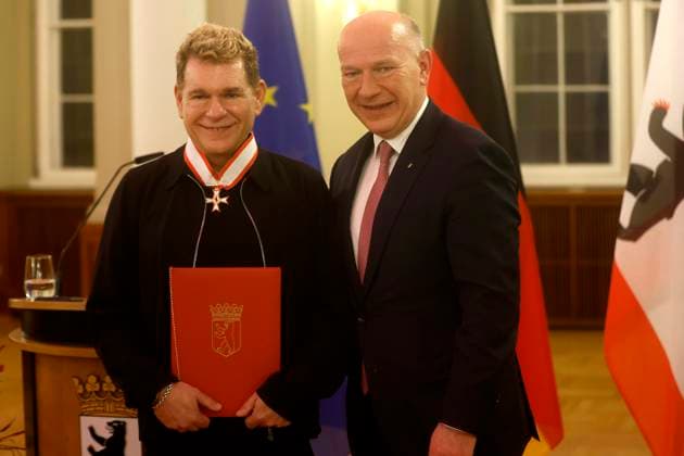 Order of Merit of the State of Berlin for Peter Plate and Detlef Mücke