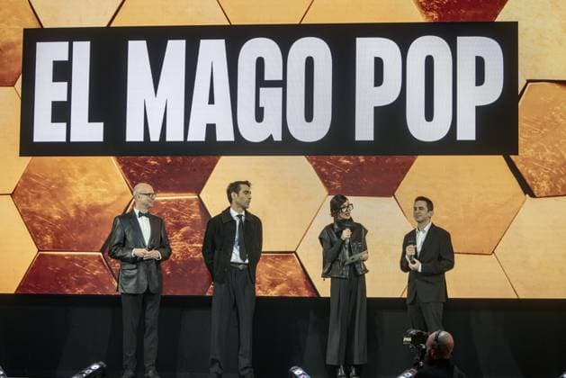EL Mago Pop press conference in Barcelona