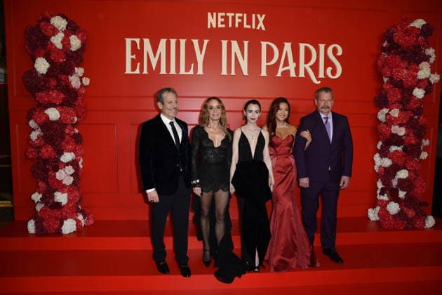 Emily in Paris Photocall in Paris