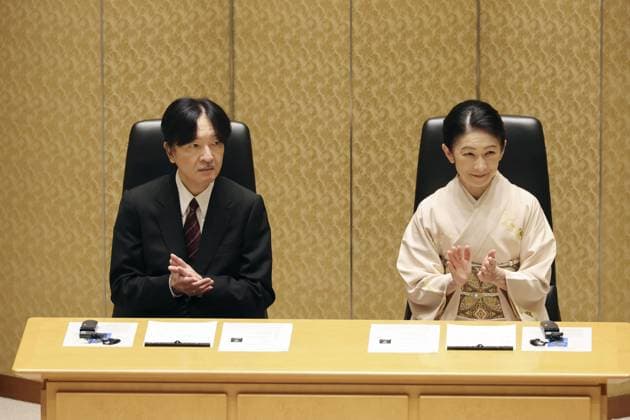 Japan, Prince Fumihito and Princess Kiko award the International Prize for Biology