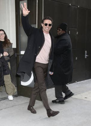 Hugh Jackman in New York