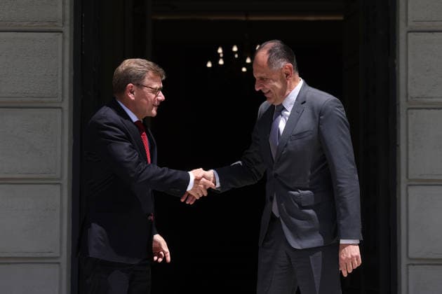 Athens, Giorgos Gerapetritis receives Johann Wadephul
