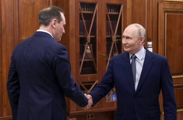 Russia, Vladimir Putin meets Artyom Zdunov in Moscow