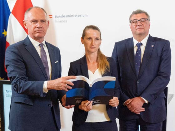 Austria, situation report on the protection of the constitution Presentation in Vienna