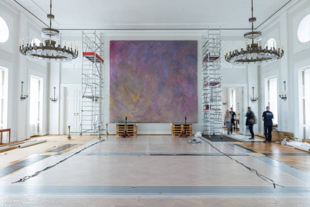 Berlin, renovation work at Bellevue Palace