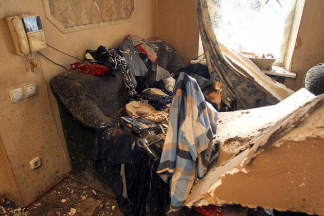 Ukraine war, damage caused by Russian attack on Dnipro