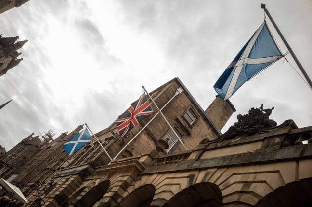 United Kingdom, Impressions from Edinburgh before parliamentary elections in Scotland