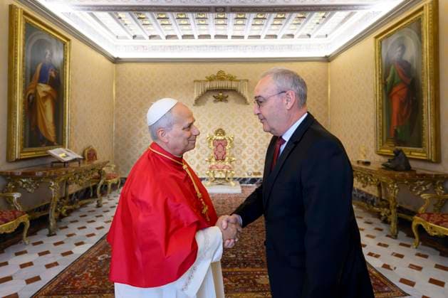 Vatican, Pope Leo XIV receives Guy Parmelin