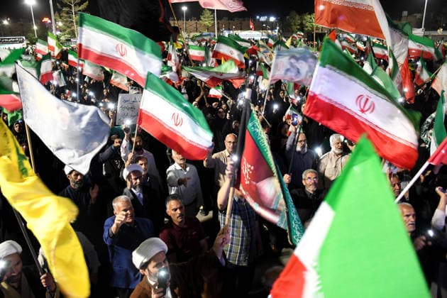Iran, pro-government rally in Tehran