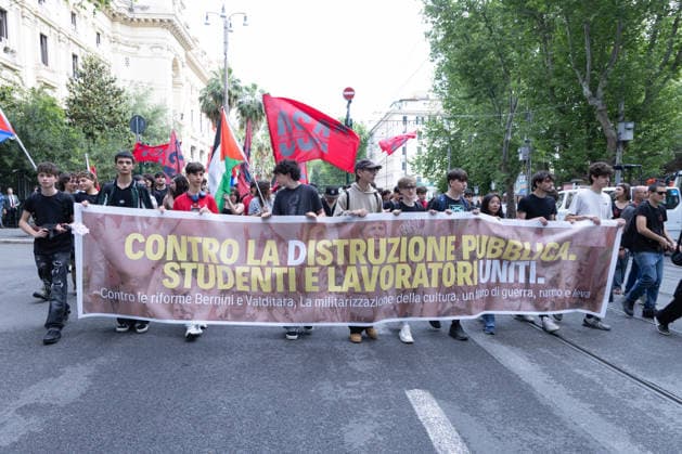 Italy, education protest in Rome