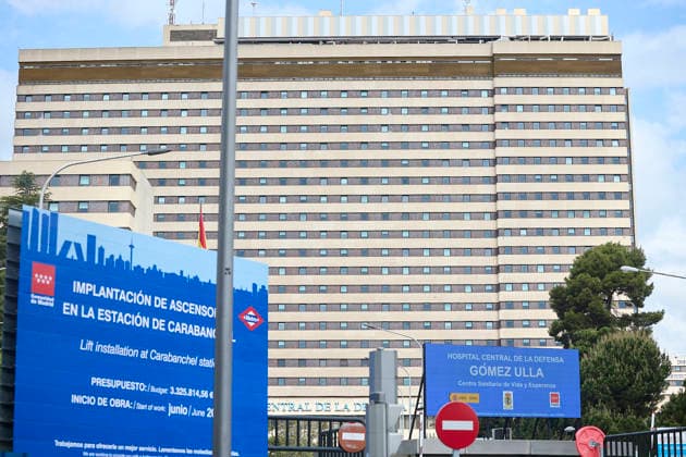 Hantavirus outbreak, Spain, Hospital Central de la Defensa Gomez Ulla in Madrid