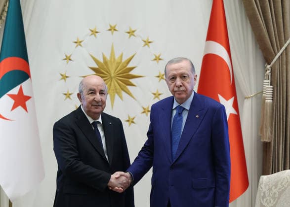 Turkey, Recep Tayyip Erdogan meets Abdelmadjid Tebboune in Ankara