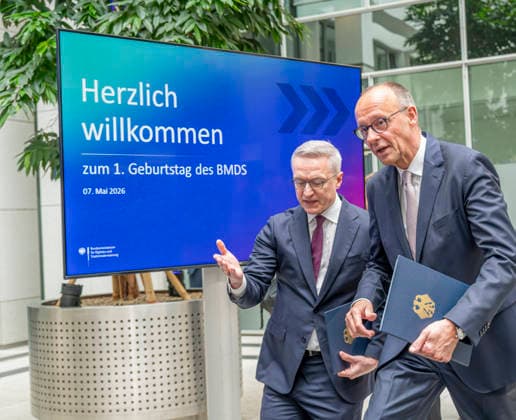Berlin, ceremony of the Federal Ministry for Digital and State Modernisation