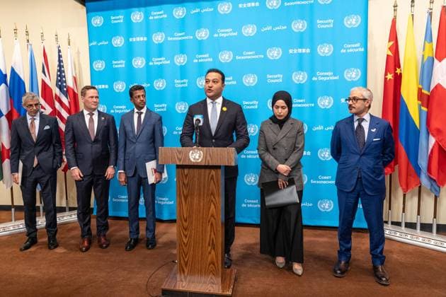 UN Security Council, draft resolution against Iranian charges in the Strait of Hormuz