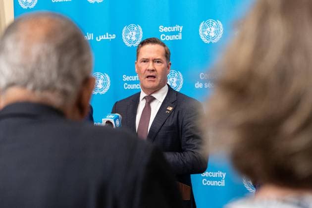 UN in New York, Michael Waltz press conference