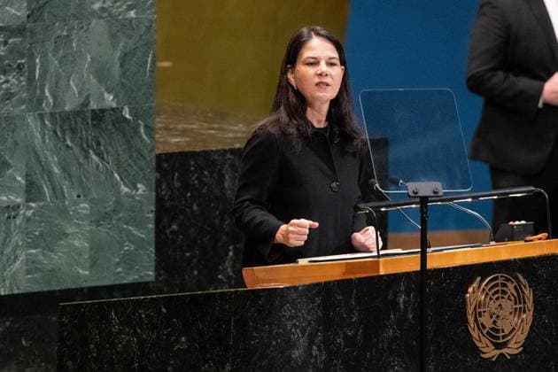 UN in New York, session of the General Assembly