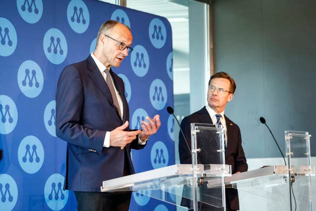 Sweden, visit by Friedrich Merz