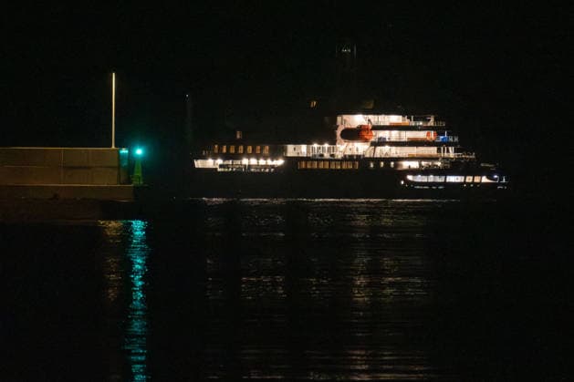 Hantavirus outbreak, cruise ship Hondius in the harbour of Granadilla in Tenerife