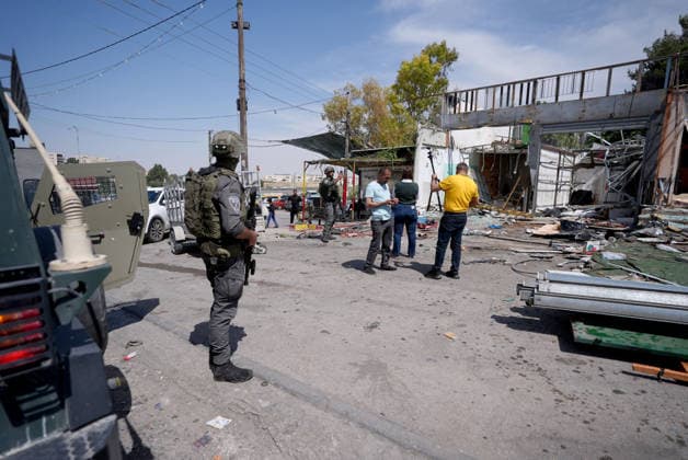 Middle East conflict, demolition of Palestinian shops in Jerusalem