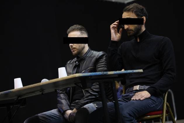 Belgium, trial of the Falzone brothers in the Strepy-Bracquegnies tragedy at the court in Mons