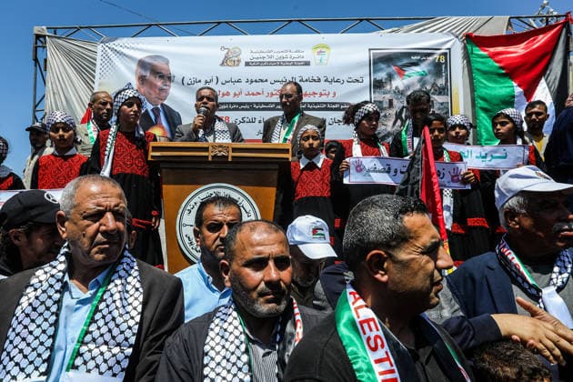 Gaza, Nakba commemoration in Khan Younis