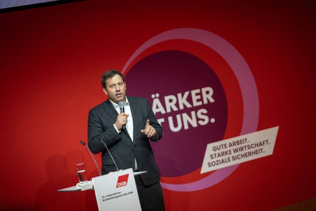 Berlin, Federal Congress of the German Trade Union Confederation DGB, Speech by Lars Klingbeil