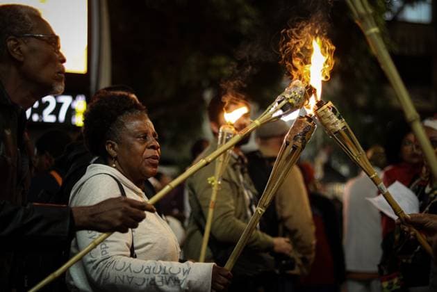 Brazil, 30th Black Consciousness March: Demonstration march in Sao Paulo