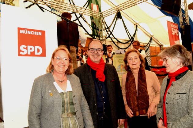 Munich, Truderinger Buam e.V Festwoche, Political SPD Evening