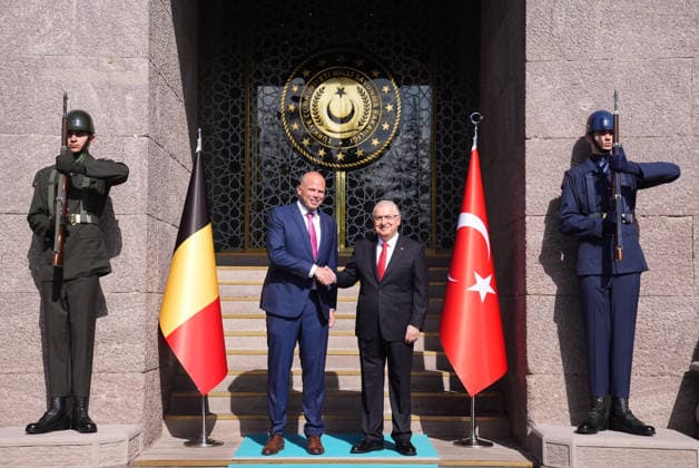 Turkey, Yasar Guler meets Theo Francken in Ankara