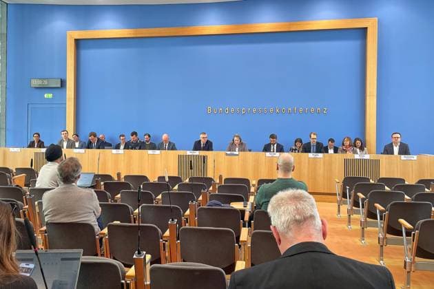 Berlin, Federal Press Conference: Government Press Conference