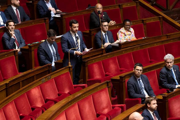 France, parliamentary debate in Paris
