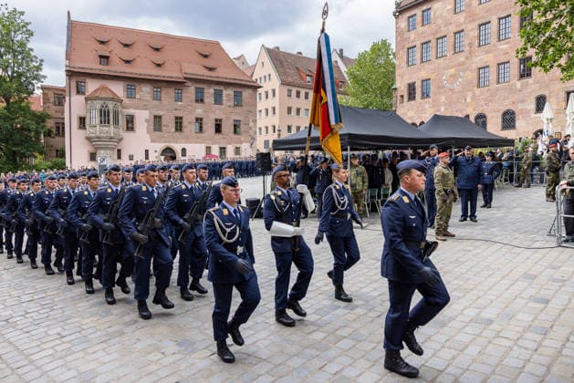 Nuremberg, public pledge of the Bundeswehr