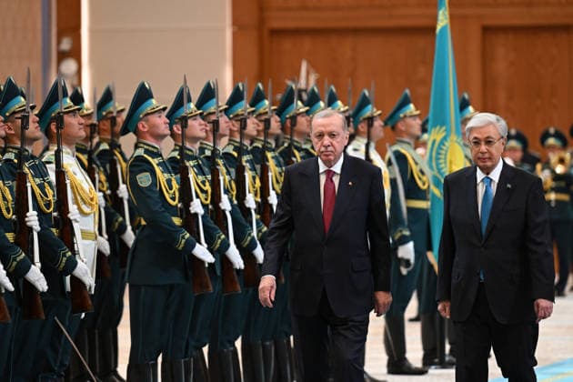 Kazakhstan, Turkish President Recep Tayyip Erdogan - State visit to Astana