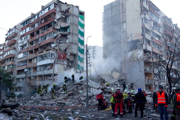 Ukraine, impressions after air raid on Kiev