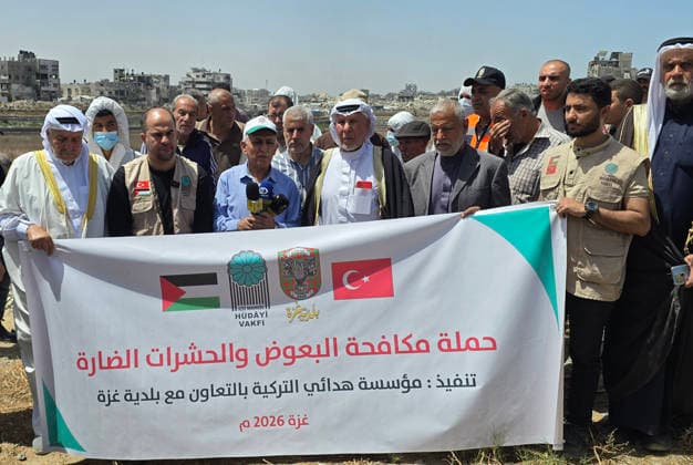 Palestine, launch of insect control campaign in the north of Gaza City