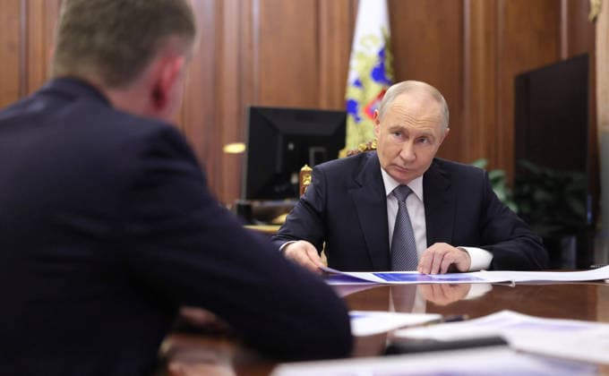 Russia, Vladimir Putin during Moscow meeting