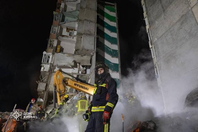 Ukraine, impressions after air raid on Kiev