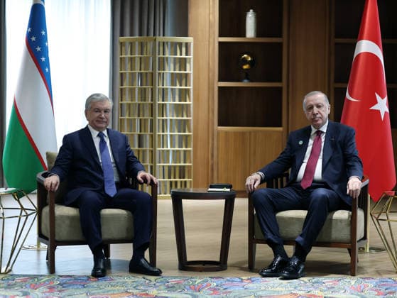 Turkey, Recep Tayyip Erdogan meets Shavkat Mirziyoyev