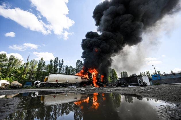 Ukraine war, Russian drone attack on Zaporizhia