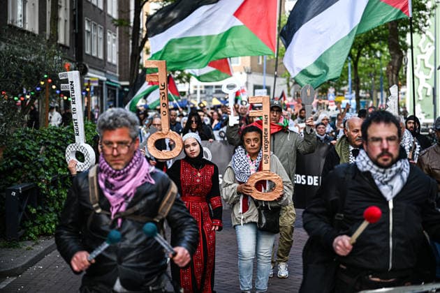Netherlands, Nakba Memorial Day in Rotterdam