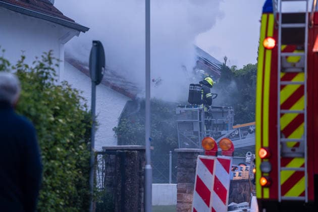 Hesse, fire in Roßdorf